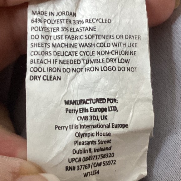 Ben Hogan Performance Golf Polo Shirt 2XL Blue Striped 30% Recycled Polyester‎ - Picture 8 of 11